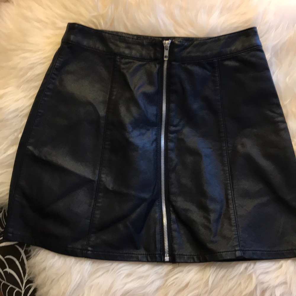 Pleather skirt